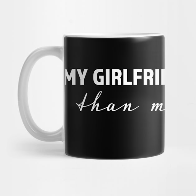 My girlfriend is hotter than my coffee - trending gift for coffee and caffeine addicts by LookFrog